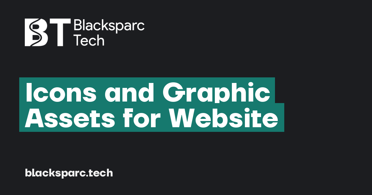 Icons and Graphic Assets for Website — Web, mobile, parsers and games ...